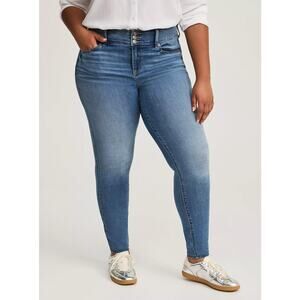 NWT Torrid Skinny Super High-Rise Jean 3-Button Jegging Denim Plus Size: 20R